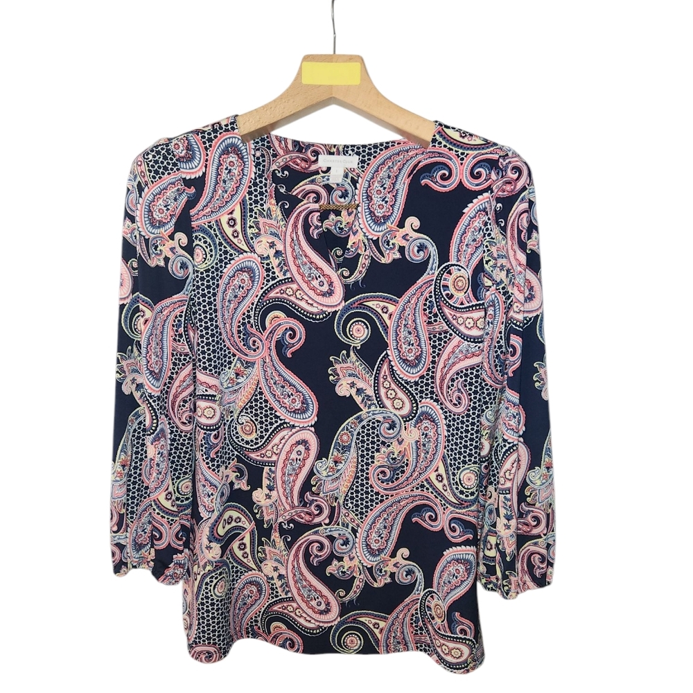Charter Club Paisley Print Top SKU C04